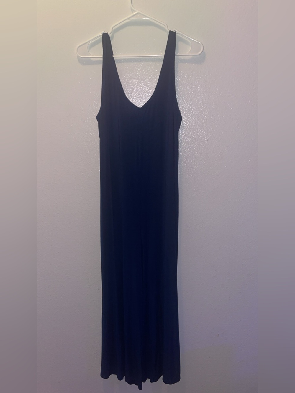 Victoria's Secret Navy Sleeveless V-Neck Maxi Jumpsuit